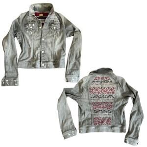 Mother Denim Southwest Jacket, Wash Holy Smokes - distressed